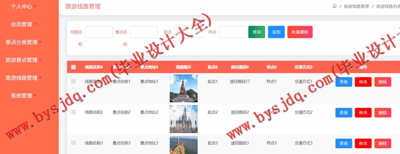 基于SSM的旅游网站的设计与实现