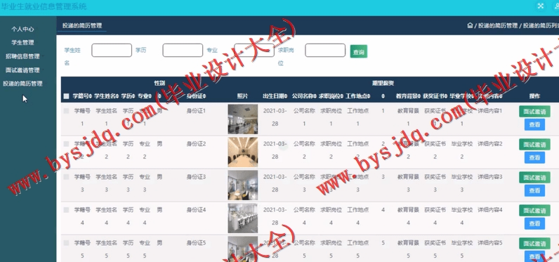 基于SSM的毕业生就业管理系统的设计与实现
