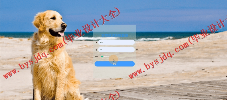 基于Vue的宠物店管理系统的设计与实现