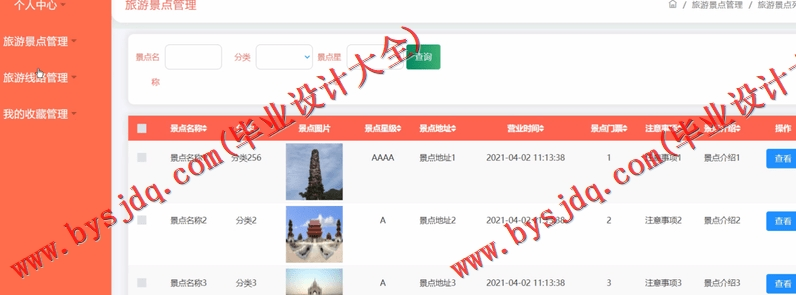 基于SSM的旅游网站的设计与实现