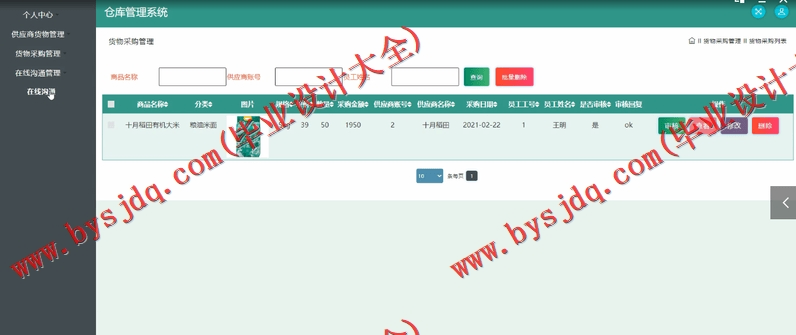 基于SSM的智能仓库管理系统的设计与实现