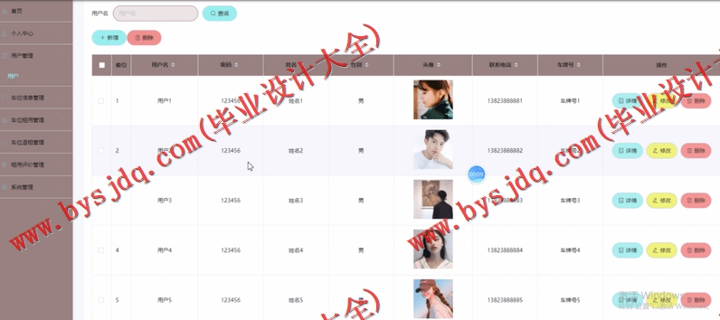 基于Vue的停车位出租系统的设计与实现