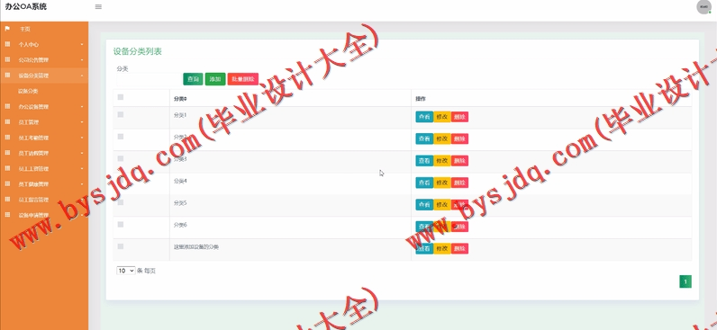 基于SSM的办公OA管理系统的设计与实现