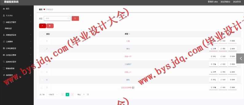 基于Vue的房屋租赁管理系统的设计与实现