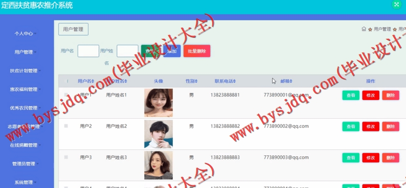 基于SSM的定西扶贫惠农推介系统的设计与实现