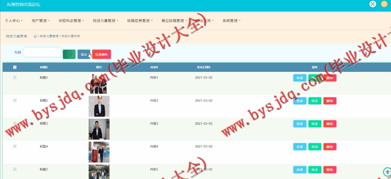 基于SSM的交流论坛的设计与实现