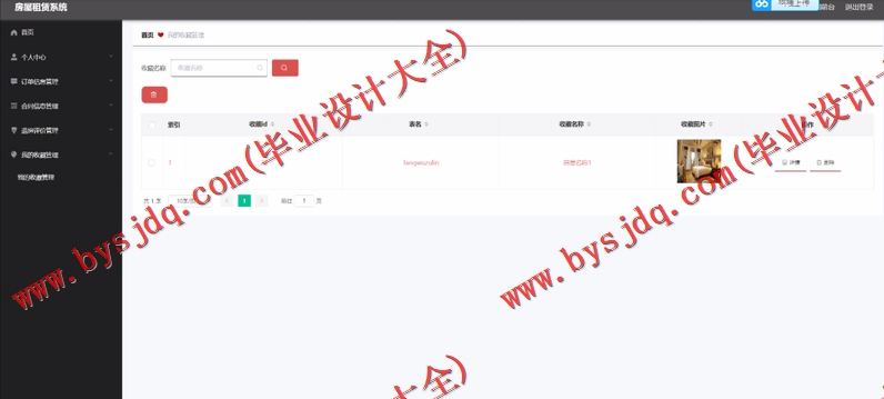 基于Vue的房屋租赁管理系统的设计与实现
