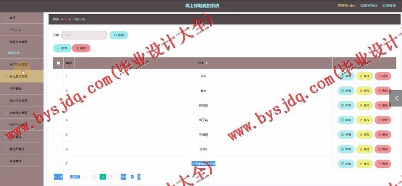 基于Vue的竞拍系统的设计与实现