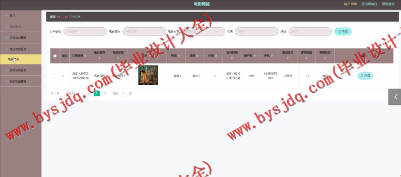 基于Vue的电影视频网站的设计与实现