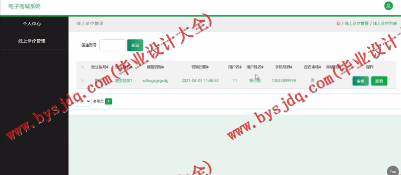 基于SSM的药品商城网站的设计与实现