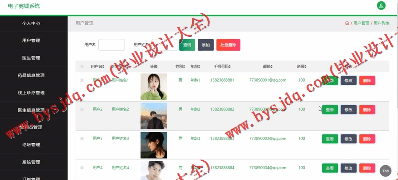 基于SSM的药品商城网站的设计与实现