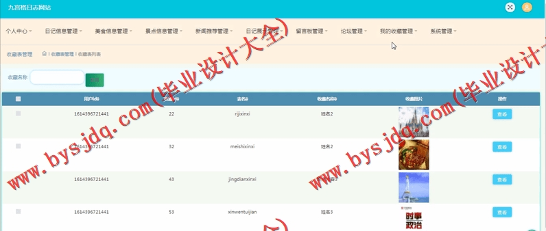 基于SSM的美好生活日志网的设计与实现