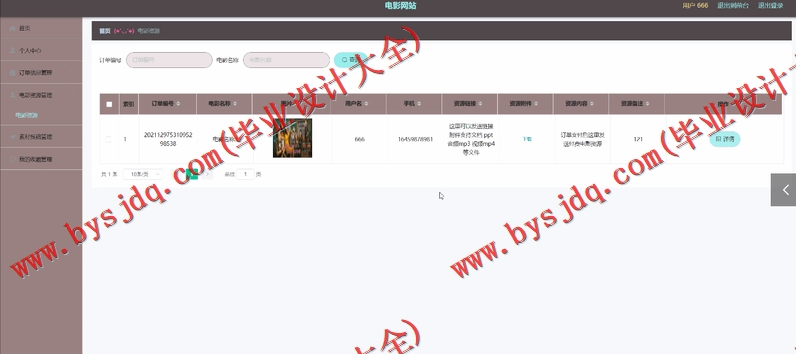 基于Vue的电影视频网站的设计与实现