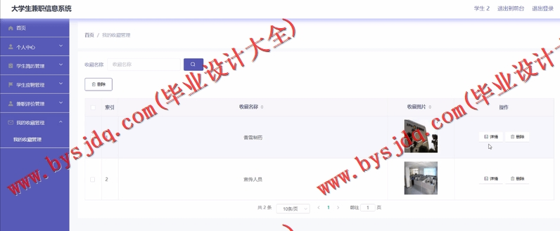 基于Vue的大学生校园兼职系统的设计与实现