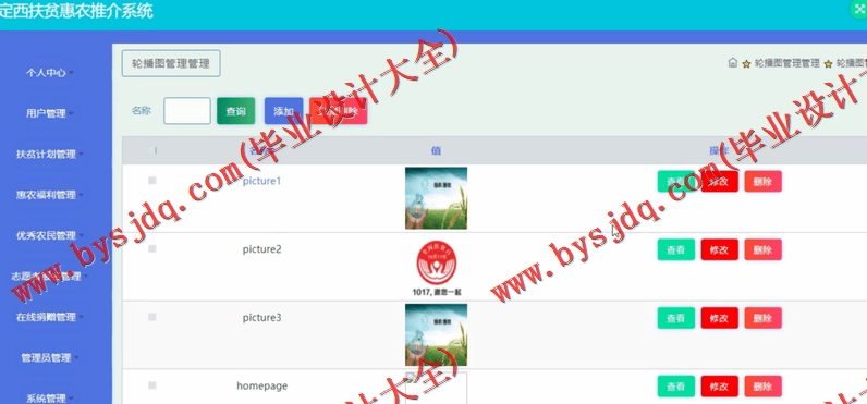 基于SSM的定西扶贫惠农推介系统的设计与实现