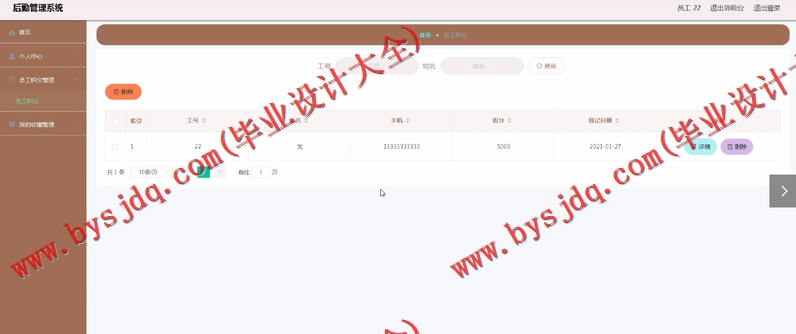 基于Vue的企业公寓后勤管理系统的设计与实现