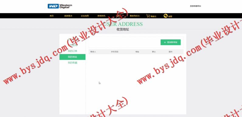 基于SSM的旅游信息网站的设计与实现