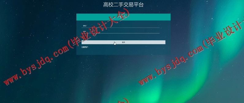 基于SSM的高校二手交易系统的设计与实现