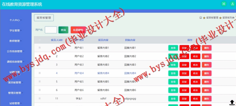 基于SSM的在线教育资源管理系统的设计与实现
