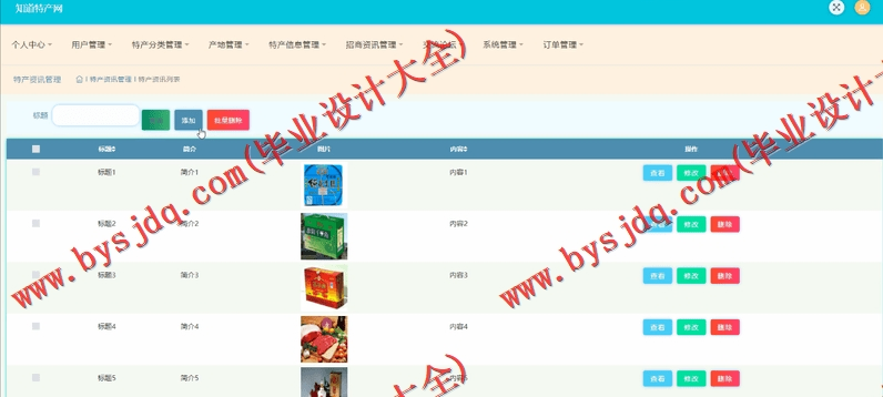 基于SSM的知道特产销售网站的设计与实现