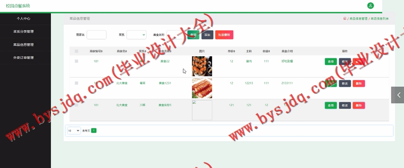 基于SSM的校园校园食堂外卖系统的设计与实现