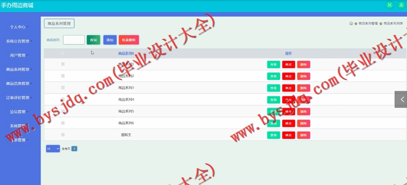 基于SSM的手办商城的设计与实现