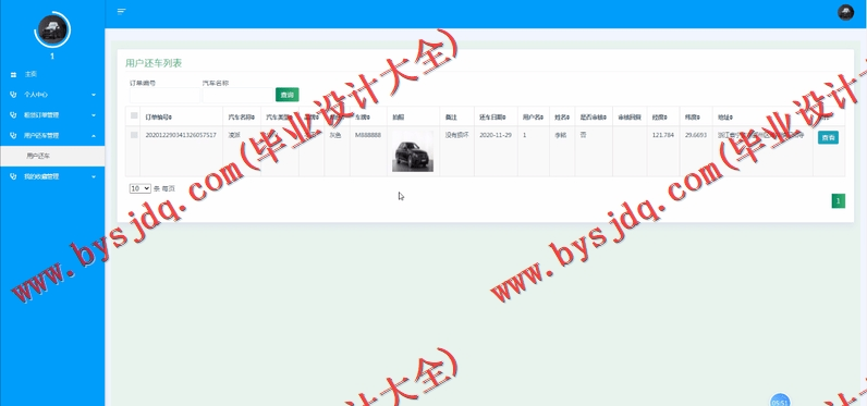 基于SSM的汽车租赁平台的设计与实现