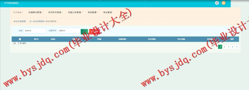 基于SSM的中学校园网站的设计与实现