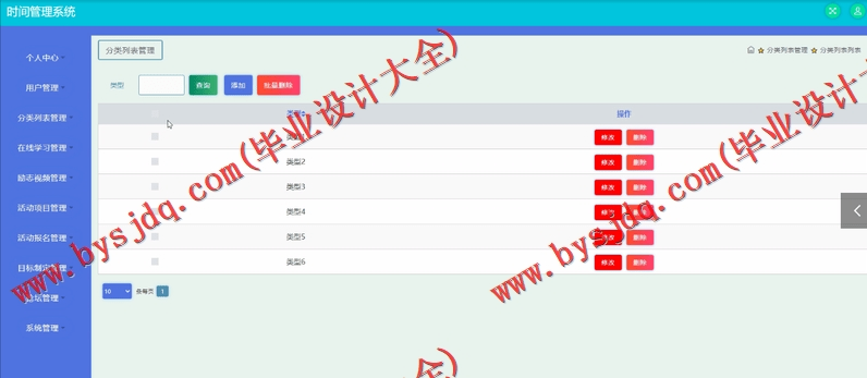 基于SSM的个人目标计划时间管理系统的设计与实现