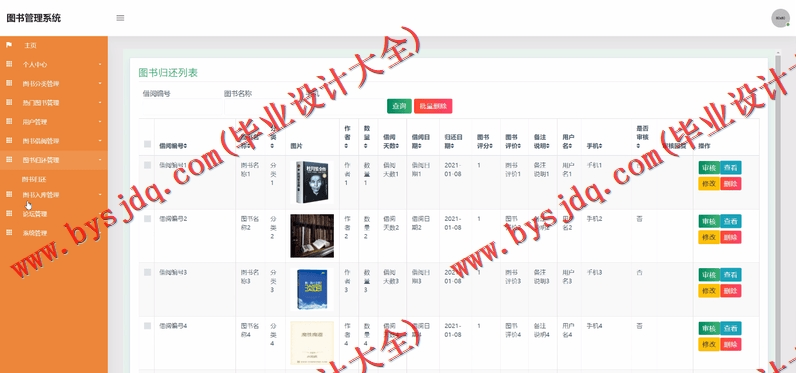 基于SSM的图书借阅网站的设计与实现