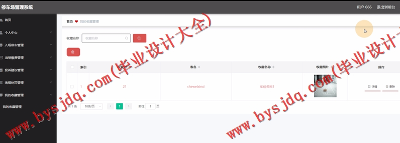 基于Vue的停车场管理系统的设计与实现