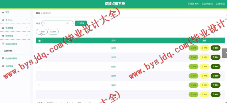 基于Vue的视频点播系统的设计与实现