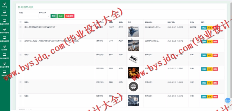 基于SSM的新闻发布系统的设计与实现