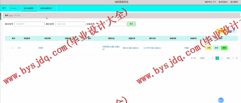 基于Vue的消防管理系统的设计与实现