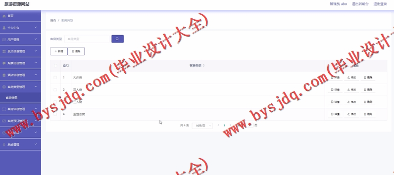 基于Vue的旅游资源网站的设计与实现