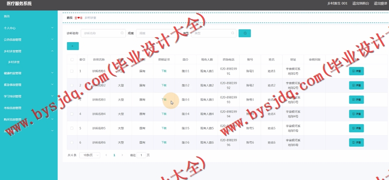 基于SpringBoot+SSM的医疗服务系统的设计与实现