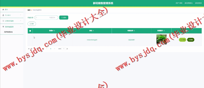 基于Vue的网上花店的设计的设计与实现