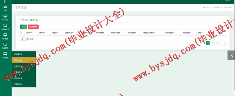 基于SSM的水果在线销售系统的设计与实现