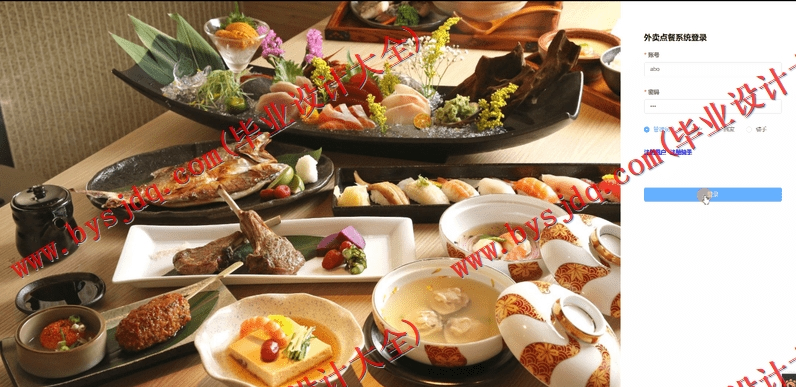 基于SpringBoot+SSM的外卖点餐系统的设计与实现