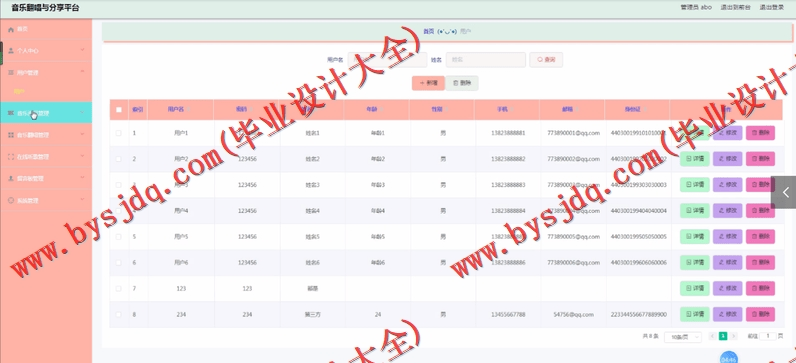 基于SpringBoot+SSM的音乐翻唱与分享平台的设计与实现