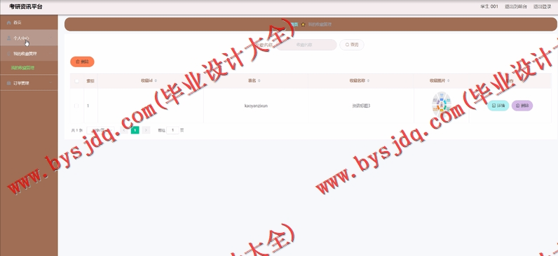 基于SpringBoot+SSM的考研资讯平台的设计的设计与实现