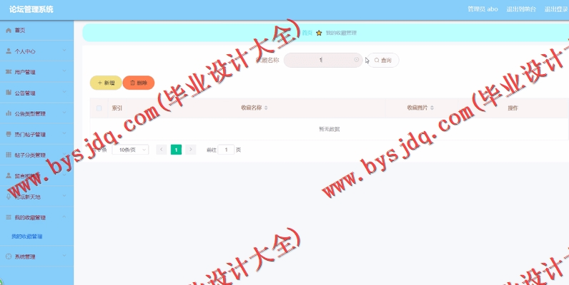 基于SpringBoot+SSM的论坛管理系统的设计的设计与实现