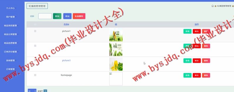 基于SSM的网上水果生鲜销售系统的设计与实现