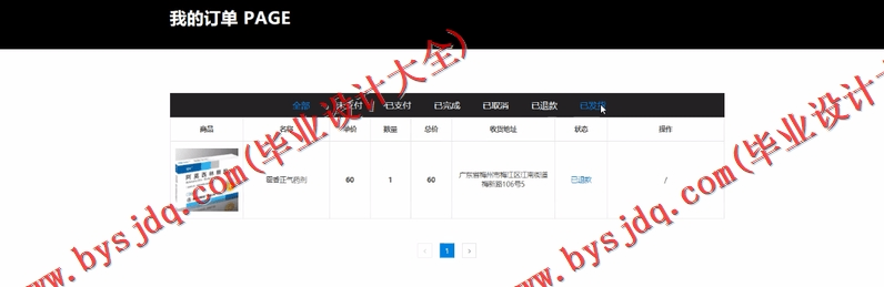 基于Vue的药源药品商城保健品购物网站的设计与实现
