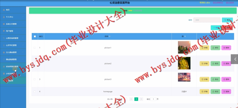 基于SpringBoot+SSM的心灵治愈交流平台的设计与实现