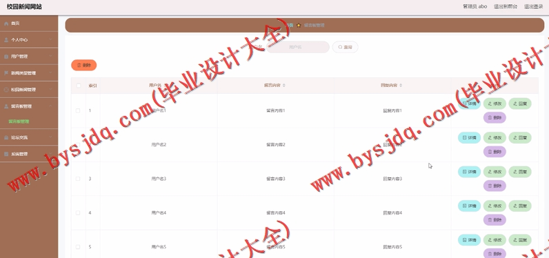 基于SpringBoot+SSM的校园新闻网站的设计的设计与实现