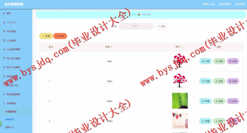 基于SpringBoot+SSM的论坛管理系统的设计的设计与实现