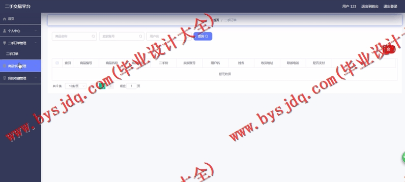 基于SpringBoot+SSM二手交易平台的设计与实现