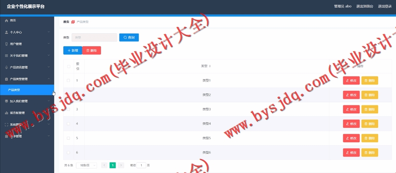 基于Vue的企业个性化展示网站的设计的设计与实现