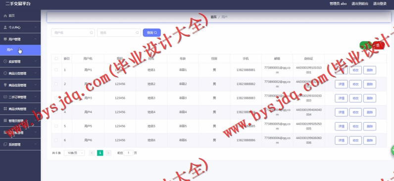 基于SpringBoot+SSM二手交易平台的设计与实现